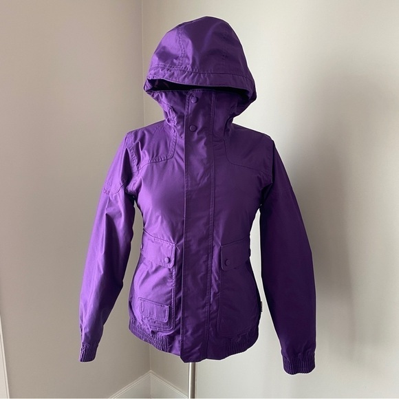 BURTON Womens DryRide "Tabloid" Snowboard Ski Jacket Insulated XS Purple - Picture 1 of 14